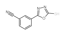 3-(5-巯基-1,3,4-恶二唑-2-基)苯甲星空app结构式