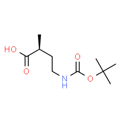 Butanoic acid, 4-[[(1,1-dimethylethoxy)carbonyl]amino]-2-methyl-, (S)- (9CI) Structure