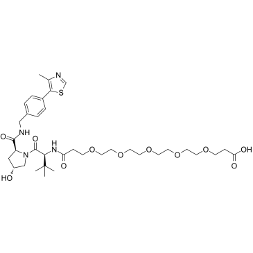 (S,R,S)-AHPC-PEG5-COOH结构式