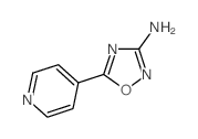 5-Pyridin-4-yl-1,2,4-oxadiazol-3-amine结构式