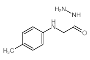 Glycine,N-(4-methylphenyl)-, hydrazide Structure