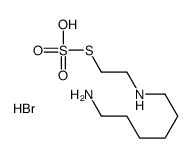 1-amino-6-(2-sulfosulfanylethylamino)hexane,hydrobromide结构式