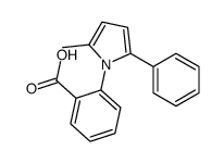 2-(2-METHYL-5-PHENYL-1H-PYRROL-1-YL)BENZOIC ACID structure