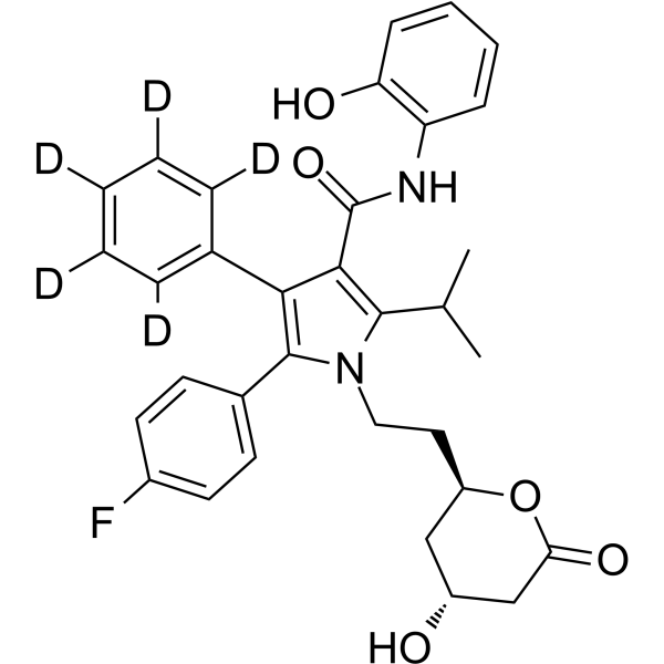 Ortho-hydroxy atorvastatin lactone-d5图片