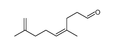 4,8-dimethylnona-4,8-dienal结构式