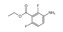 Benzoic acid, 3-amino-2,6-difluoro-, ethyl ester (9CI) structure