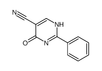 6-氧代-2-苯基-1,6-二氢-嘧啶-5-甲腈结构式