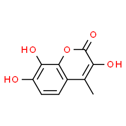 Coumarin, 3,7,8-trihydroxy-4-methyl- (8CI)结构式