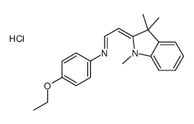 2-[2-[(4-ethoxyphenyl)amino]vinyl]-1,3,3-trimethyl-3H-indolium chloride picture