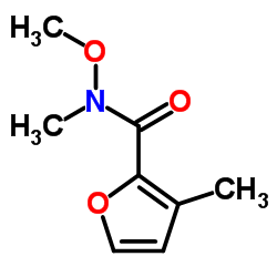 N-Methoxy-N,3-dimethyl-2-furamide Structure