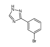 3-(3-溴苯基)-4H-1,2,4-三唑结构式