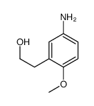 Benzeneethanol, 5-amino-2-methoxy- (9CI) structure