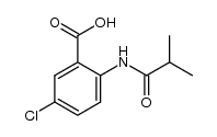 5-chloro-2-isobutyrylamino-benzoic acid Structure