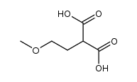 β-Methoxyethylmalonsaeure Structure