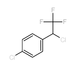 Benzene,1-chloro-4-(1-chloro-2,2,2-trifluoroethyl)-结构式