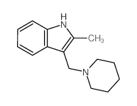 2-methyl-3-(1-piperidylmethyl)-1H-indole picture