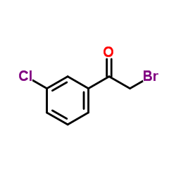 3-Chlorophenacyl Bromide Structure