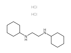 1,2-Ethanediamine,N1,N2-dicyclohexyl-, hydrochloride (1:2) Structure