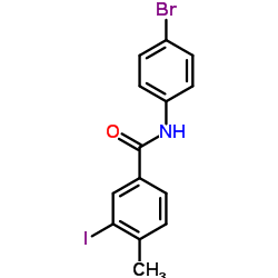 N-(4-Bromophenyl)-3-iodo-4-methylbenzamide Structure