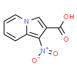 2-Indolizinecarboxylicacid,1-nitro-(9CI) structure