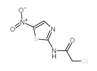 2-Chloro-N-(5-nitro-2-thiazolyl)acetamide structure