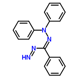 1,3,5-三苯基甲臜结构式