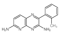 2-(2-methylphenyl)pyrido[2,3-b]pyrazine-3,6-diamine结构式