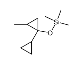 trimethyl((2-methyl-[1,1'-bi(cyclopropan)]-1-yl)oxy)silane结构式