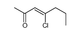 4-chlorohept-3-en-2-one Structure