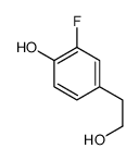 Benzeneethanol,3-fluoro-4-hydroxy- structure