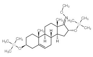 Androst-5-en-17-one, 3,16-bis[(trimethylsilyl)oxy]-, O-methyloxime, (3 beta,16alpha)- picture