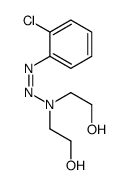 2-[[(2-chlorophenyl)diazenyl]-(2-hydroxyethyl)amino]ethanol Structure