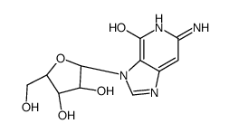 6-amino-3-[(2R,3R,4S,5R)-3,4-dihydroxy-5-(hydroxymethyl)oxolan-2-yl]-5H-imidazo[4,5-c]pyridin-4-one Structure