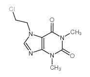 7-(2-氯乙基)茶碱结构式