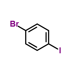 1-Bromo-4-iodobenzene Structure