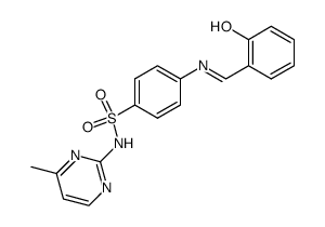 N-salicylidene-sulfanilic acid-(4-methyl-pyrimidin-2-ylamide) Structure