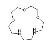 1,4,7-trioxa-10,13-diazacyclopentadecane结构式