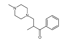 2-methyl-3-(4-methylpiperazin-1-yl)-1-phenylpropan-1-one Structure