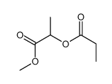 methyl 2-propanoyloxypropanoate结构式