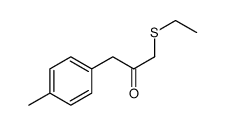 1-ethylsulfanyl-3-(4-methylphenyl)propan-2-one Structure