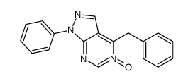 4-benzyl-5-oxido-1-phenylpyrazolo[3,4-d]pyrimidin-5-ium结构式