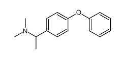 N,N-dimethyl-1-(4-phenoxyphenyl)ethanamine结构式