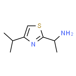 2-Thiazolemethanamine,alpha-methyl-4-(1-methylethyl)-(9CI)结构式