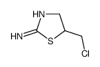 5-(chloromethyl)-4,5-dihydro-1,3-thiazol-2-amine结构式