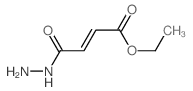 2-Butenedioic acid(2E)-, monoethyl ester, hydrazide (9CI)结构式