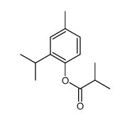 (4-methyl-2-propan-2-ylphenyl) 2-methylpropanoate结构式