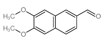 2-Naphthalenecarboxaldehyde,6,7-dimethoxy- structure