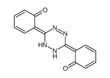 6-[6-(6-oxocyclohexa-2,4-dien-1-ylidene)-1,2-dihydro-1,2,4,5-tetrazin-3-ylidene]cyclohexa-2,4-dien-1-one结构式