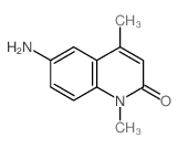 2(1H)-Quinolinone,6-amino-1,4-dimethyl- Structure