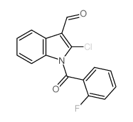 2-chloro-1-(2-fluorobenzoyl)indole-3-carbaldehyde picture